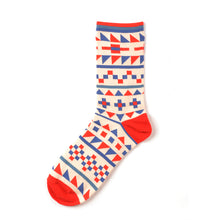 Load image into Gallery viewer, Abstract Geometry Pattern Men Socks - 9 Color Available