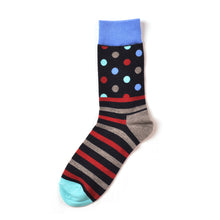 Load image into Gallery viewer, Colorful Striped and Dots  Men Socks - 6 Color Available