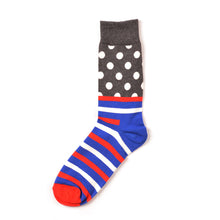 Load image into Gallery viewer, Colorful Striped and Dots  Men Socks - 6 Color Available