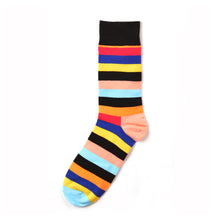 Load image into Gallery viewer, Colorful Striped Men Socks - 9 Color Available