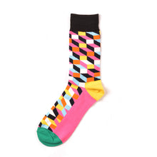 Load image into Gallery viewer, Colorful Stairs Pattern Men Socks - 9 Color Available