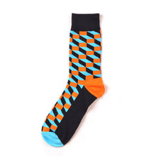 Load image into Gallery viewer, Colorful Stairs Pattern Men Socks - 9 Color Available