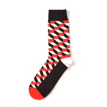 Load image into Gallery viewer, Colorful Stairs Pattern Men Socks - 9 Color Available