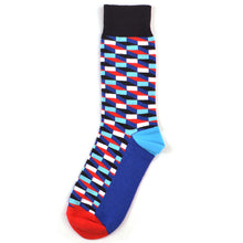 Load image into Gallery viewer, Colorful Stairs Pattern Men Socks - 9 Color Available