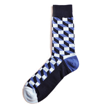 Load image into Gallery viewer, Colorful Stairs Pattern Men Socks - 9 Color Available