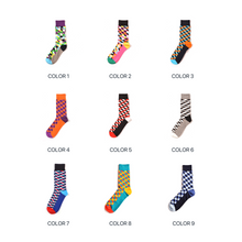 Load image into Gallery viewer, Colorful Stairs Pattern Men Socks - 9 Color Available