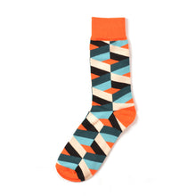 Load image into Gallery viewer, Abstract Geometry Pattern Men Socks - 9 Color Available