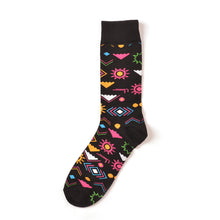 Load image into Gallery viewer, Geometric Pattern Men Socks - 2 Color Available