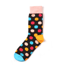 Load image into Gallery viewer, Colorful Dots Men Socks - 6 Color Available