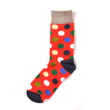 Load image into Gallery viewer, Colorful Dots Men Socks - 6 Color Available