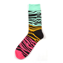 Load image into Gallery viewer, Multicolor Zebra Striped Men Socks - 2 Color Available