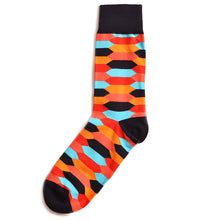 Load image into Gallery viewer, Colorful Block Men Socks - 4 Color Available