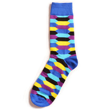 Load image into Gallery viewer, Colorful Block Men Socks - 4 Color Available