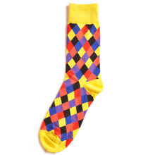 Load image into Gallery viewer, Colorful Block Men Socks - 4 Color Available