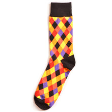 Load image into Gallery viewer, Colorful Block Men Socks - 4 Color Available
