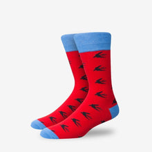 Load image into Gallery viewer, Swallows Flaying Novelty Sock