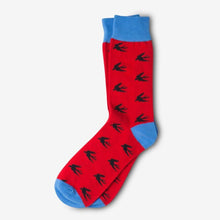 Load image into Gallery viewer, Swallows Flaying Novelty Sock