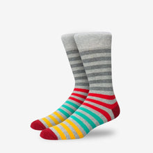 Load image into Gallery viewer, Tequila Sunrise Stripe Sock