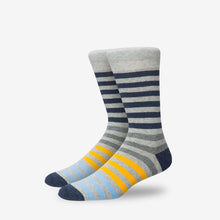 Load image into Gallery viewer, Tequila Sunrise Stripe Sock