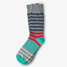 Load image into Gallery viewer, Tequila Sunrise Stripe Sock