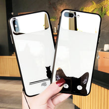 Load image into Gallery viewer, Black Cat iPhone Case - 2 Styles Available