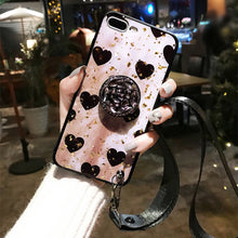 Load image into Gallery viewer, Heart Shaped iPhone Case with Stand Holder