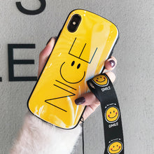 Load image into Gallery viewer, Nice with Smile Face Silicone Case - 2 Colors Available