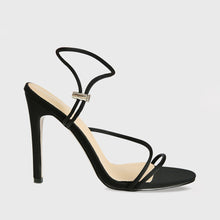 Load image into Gallery viewer, CHERRY BLACK STRAPPY TOGGLE HEELS