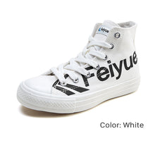 Load image into Gallery viewer, Vintage High-top Letter Canvas Sneaker