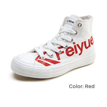 Load image into Gallery viewer, Vintage High-top Letter Canvas Sneaker
