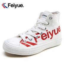 Load image into Gallery viewer, Vintage High-top Letter Canvas Sneaker