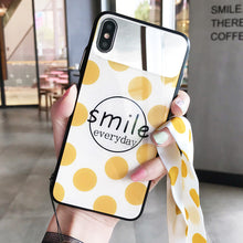 Load image into Gallery viewer, Smile and Happy Polka Dots Case with Mirror - 2 Colors Available