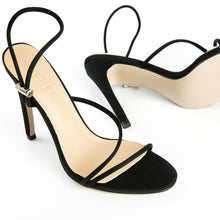 Load image into Gallery viewer, CHERRY BLACK STRAPPY TOGGLE HEELS