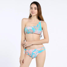 Load image into Gallery viewer, Women High Cut One Shoulder Swimsuits Bikini Set
