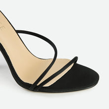 Load image into Gallery viewer, CHERRY BLACK STRAPPY TOGGLE HEELS