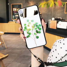 Load image into Gallery viewer, Green Leaves iPhone Case