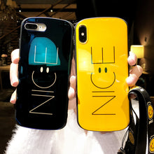 Load image into Gallery viewer, Nice with Smile Face Silicone Case - 2 Colors Available