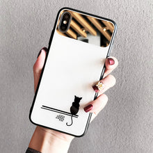 Load image into Gallery viewer, Black Cat iPhone Case - 2 Styles Available