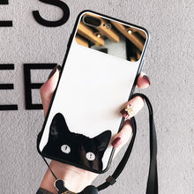 Load image into Gallery viewer, Black Cat iPhone Case - 2 Styles Available