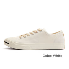 Load image into Gallery viewer, Low-top Canvas Sneaker - White/Black/Red