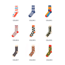 Load image into Gallery viewer, Abstract Geometry Pattern Men Socks - 9 Color Available