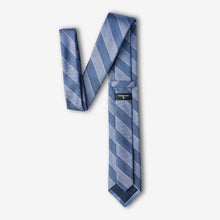 Load image into Gallery viewer, Anthony Denim Stripe Skinny Tie