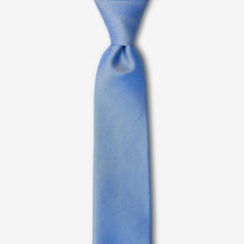 Load image into Gallery viewer, Robert Denim Solid Skinny Tie - 100% Silk