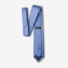 Load image into Gallery viewer, Robert Denim Solid Skinny Tie - 100% Silk