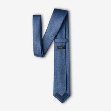 Load image into Gallery viewer, Michael Denim Dot Skinny Tie - 100% Silk