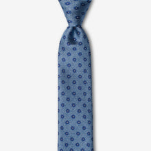 Load image into Gallery viewer, Christopher Denim Skinny Tie - 100% Silk