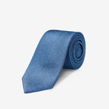 Load image into Gallery viewer, Ryan Denim Solid Skinny Tie - 100% Silk
