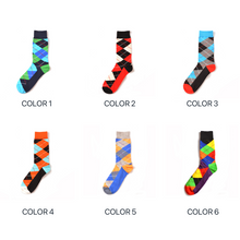 Load image into Gallery viewer, Classic Argyle Men Socks - 6 Color Available